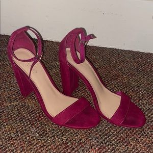 Magenta Heels (Charlotte Russe)